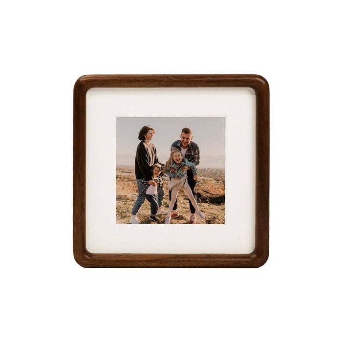 Veeart 6x6" Walnut Timber Picture Photo Frame Sinclair Series 107176