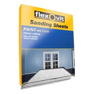 Flexovit Sanding Sheet for Painted Surfaces 230 x 280mm - 180 Grit