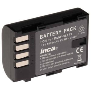 Inca 780263 Li-ion Battery Replacement For Panasonic Dmw-blf19