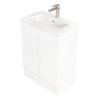 CIBO 600mm White Narro Slimline Vanity