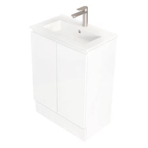 CIBO 600mm White Narro Slimline Vanity