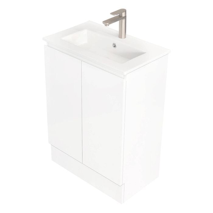 CIBO 600mm White Narro Slimline Vanity