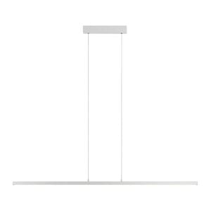 Telbix Sumner Modern Pendant Hanging Lamp Light Metal Aluminium White Matte