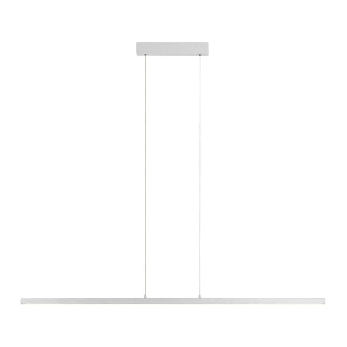 Telbix Sumner Modern Pendant Hanging Lamp Light Metal Aluminium White Matte