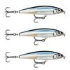 3x Rapala 10cm X Rap Magnum Prey Lipless Hard Body Fish Lures - Anchovy