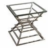 Cherry Tempered Glass Side Table