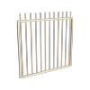 ProtectorAl 800 - 1200 x 1200mm Primrose Aluminium Picket Top Pool Gate