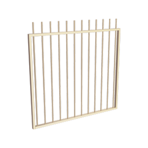 ProtectorAl 800 - 1200 x 1200mm Primrose Aluminium Picket Top Pool Gate