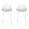 SK Designer Living | Pack of 2 | Geo Designer Kitchen Stool - White