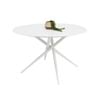 Persia 120cm Round Dining Table - White