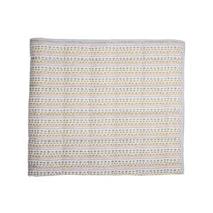 Ecology Casuarina Quilted Throw Size 152 x 127cm Striped Bedding