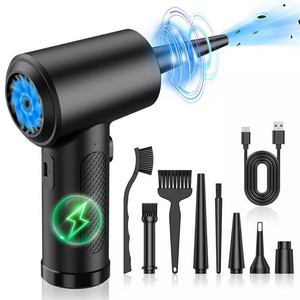 Provecta Cordless Air Duster 100000RPM Rechargeable Compressed Air Blower – Black