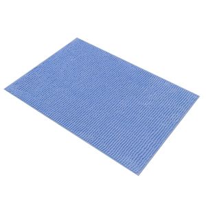 LINENOVA Chenille Anti Slip Bathroom Bath Mat 50*80cm - Blue Suede
