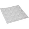Felt Gard 10mm Clear Round Adhesive Bumpers - 16 Pack