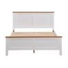 Harbourview Queen Bed Frame Brown White