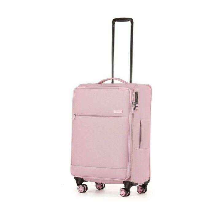 Tosca So Lite Hard Shell Suitcase With Spinner Wheels Blush Medium 67cm