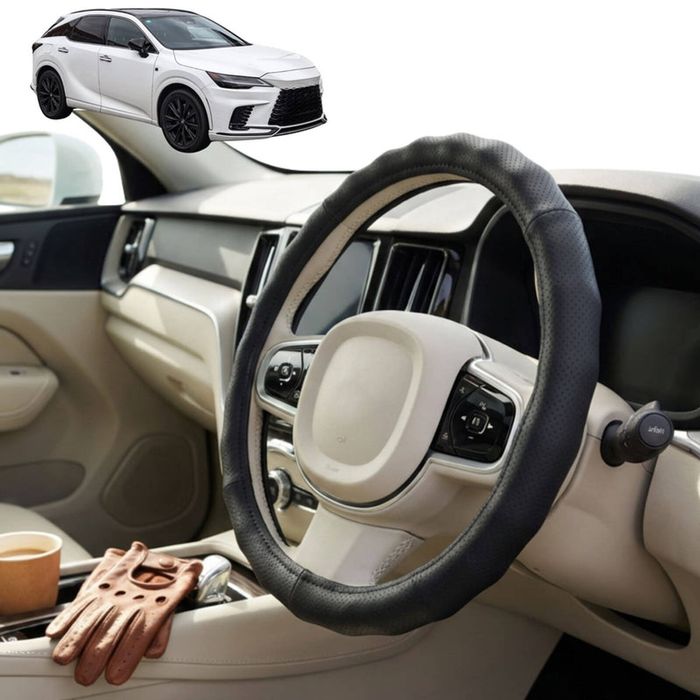 Australian Goose Steering Wheel Cover for Lexus RX 2023 - Current (AGL10R) Circle Black