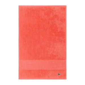 Lacoste L Lecroco Guest Towel Absorbent 100% Cotton 600gsm 40x60cm Red