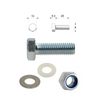 3x OZ8 Awning Set - M8 25mm hex head bolt, nut and washers