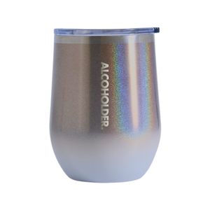 Stemless Vacuum Insulated Wine Tumbler - Fade 355ml (12oz) White/Rose Gold (Fade)