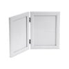 Nicola Spring Double 2 Photo Freestanding Hinged Folding Multi Picture Photo Frame - for 5x7" (13x18cm) Photos