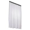 Barelli 180 x 180cm White Luxuriant Polyester Shower Curtain