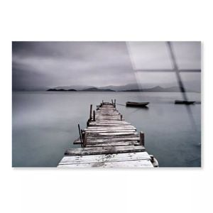 Look On Pier and Boat  Print 100% Australian Made 120 x 90cm  (Acrylic)