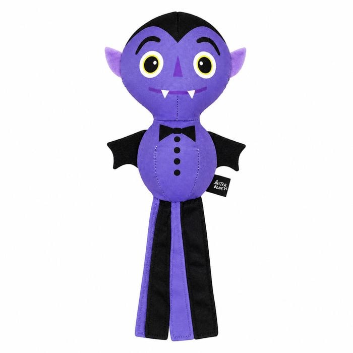 Baxter Bone Vampire Ball Thrower Canvas Tough Toy