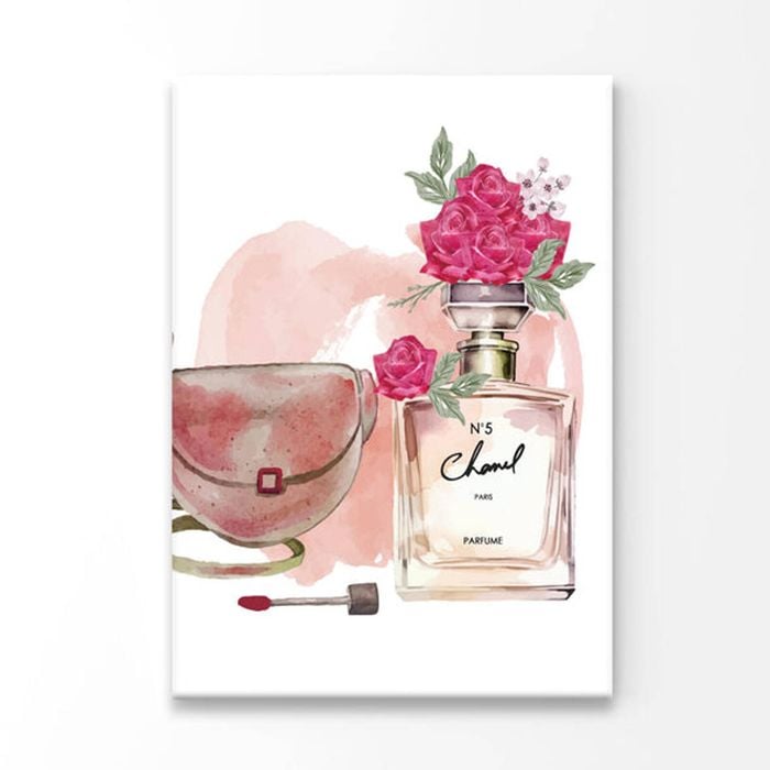 Red Rose Perfume with Bag   Print 100% Australian Made 100 x 150cm  (Acrylic)