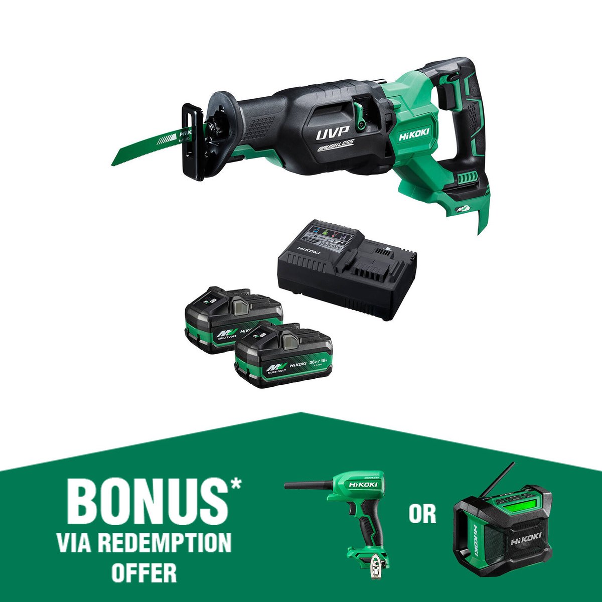 36 Volt Hikoki Cordless Reciprocating Saw Makita Reciprocating Saw