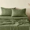 Natural Home 100% European Flax Linen Hunter Standard Pillowcase Twin Pack