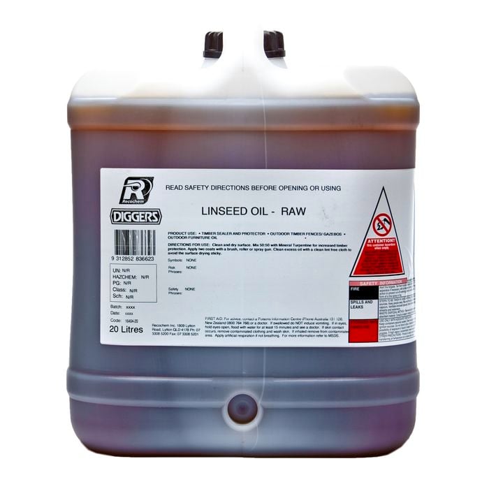 DIGGERS™ 20L Recochem Raw Linseed Oil