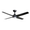 ThreeSixty 122cm Black 4 Blade DC Ambience Ceiling Fan With Uplight And Downlight