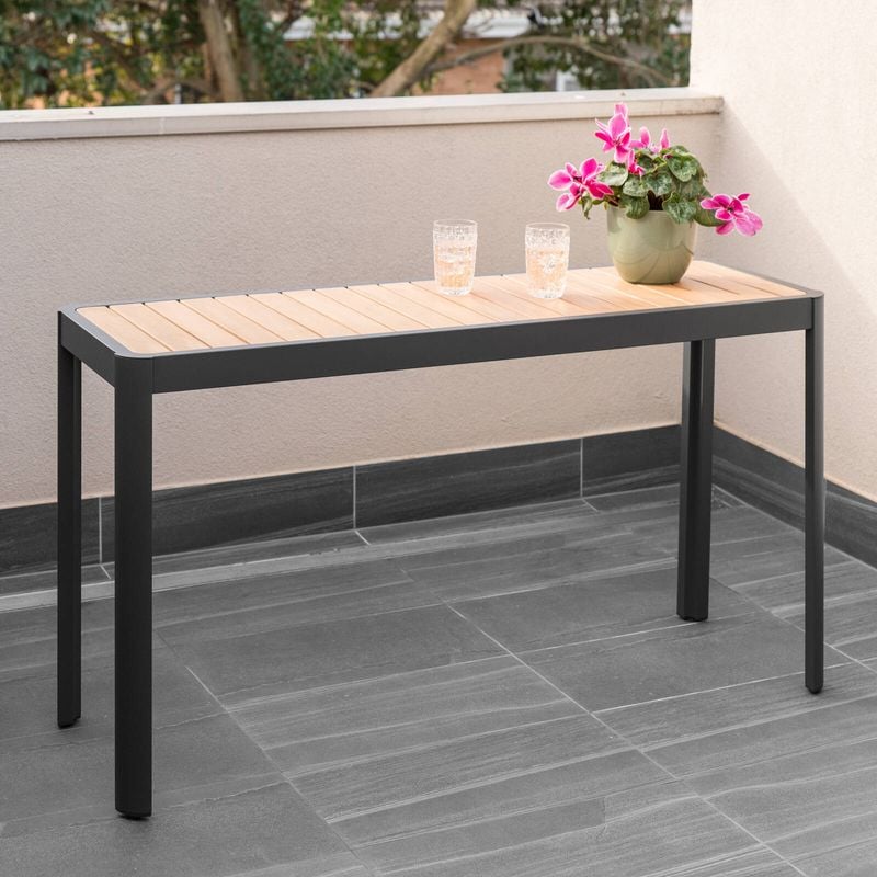 137 x 43cm Italica Aluminium Balcony Table