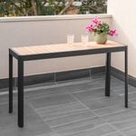 Mimosa 136 x 44cm Italica Aluminium Balcony Table