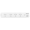 Arlec White Grid Connect Smart 4 Outlet Powerboard