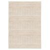 Loopsie-320cm X 230cm-tarija Stripe Printed Beige Washable Rug