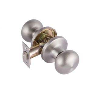 Tasman Satin Nickel Tula Passage Knobset