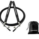 Fitness Master 3M Adjustable Steel Jump Rope with Dual Bearings for Gym Boxing