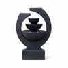 Northcote Pottery 80x55x116cm Trifecta Charcoal GRC Water Feature