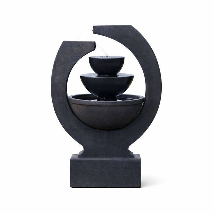 Northcote Pottery 80x55x116cm Trifecta Charcoal GRC Water Feature