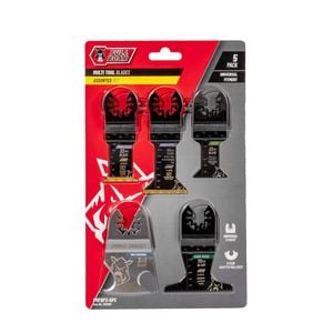 Full Boar 5 Piece Multi-Tool Assorted Blade Set FMFBP3-5PC