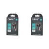 2PK Core Type-C/USB-A Dual Port Car Charger 20W - Black