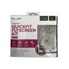 Pillar 2 x 2m Black Magnetic QuickFit Flyscreen Kit