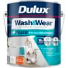 Dulux 4L Interior Paint Wash&Wear +PLUS Kitchen & Bathroom Low Sheen Vivid White - 4L