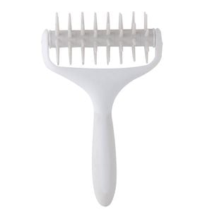 Catzon Pizza Docker with Spikes Prevents Dough Blistering-White