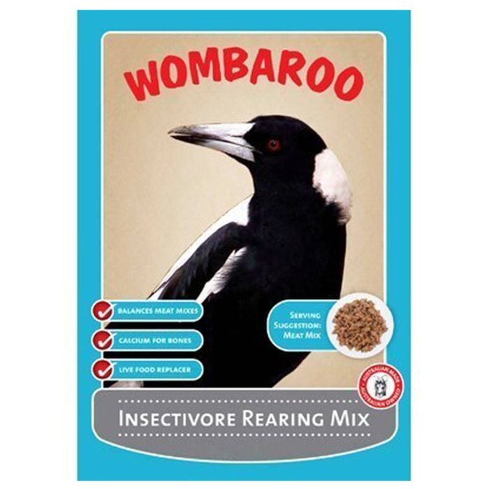 Wombaroo Insectivore Carnivorous Bird Rearing Breeding Supplement 1kg