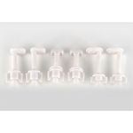 Kinetic Nut & Bolts to suit Various Toilet Seats Assorted White