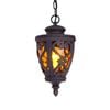 Vintage Lamp 48cm  Aluminum Glass Lantern Chandelier for Home Decor