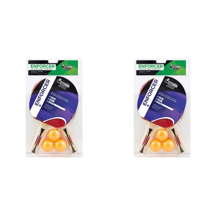 2x 5pc Formula Sports Enforcer Table Tennis 2-Player Set